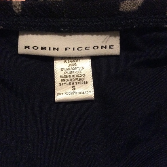 Robin Piccone navy print bikini bottom NWT sz sm - Picture 4 of 4